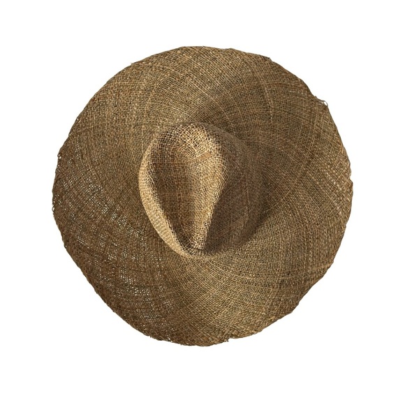 Love & Lore wide brim Straw Hat adjustable size NWOT - Picture 2 of 5